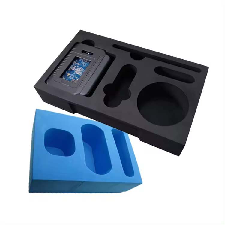 Paidu factory Custom Die cut EVA foam Ixpe packaging insert bottle insert for wine glass Packaging Liner