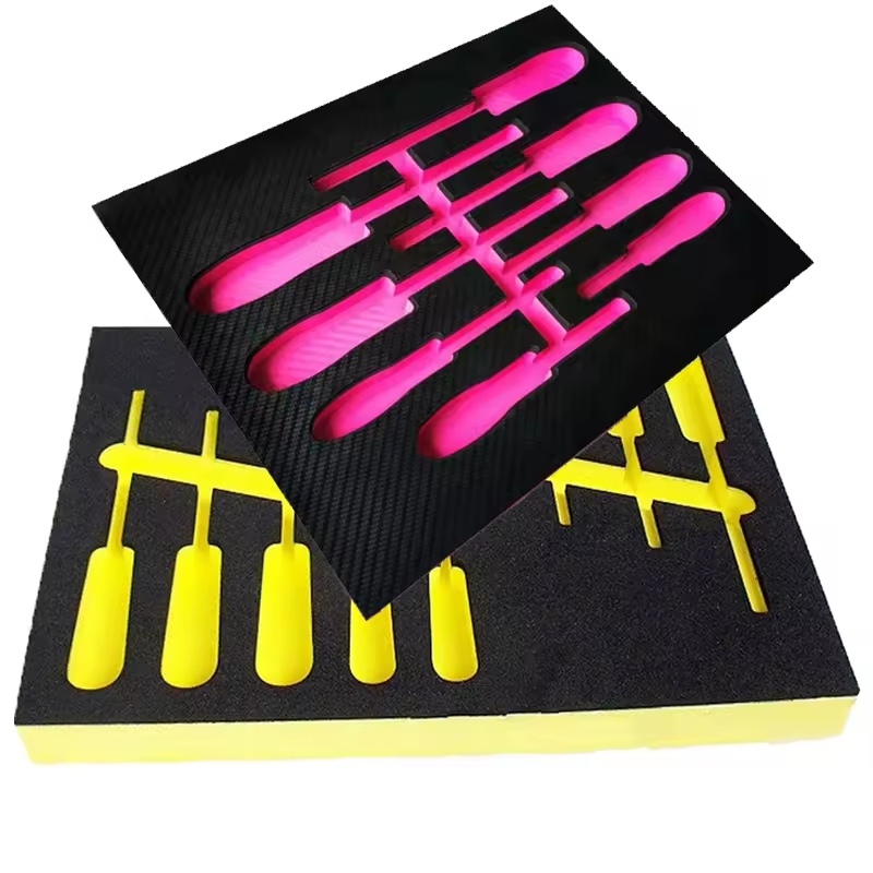 Paidu Factory Price Custom Eco-friendly different Shape shockproof Protective Package Die cut EVA foam box inserts