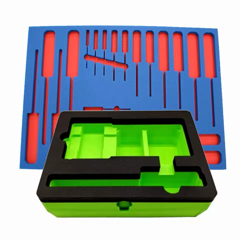 Paidu High density Protective colorful size cardboard jewelry box velvet EVA foam insert Packing 30mm for tool box case premium