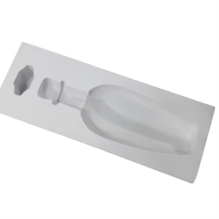 Paidu Factory custom Die cut CNC engraving shape EVA molded foam velour insert material packaging wine champagne protective box