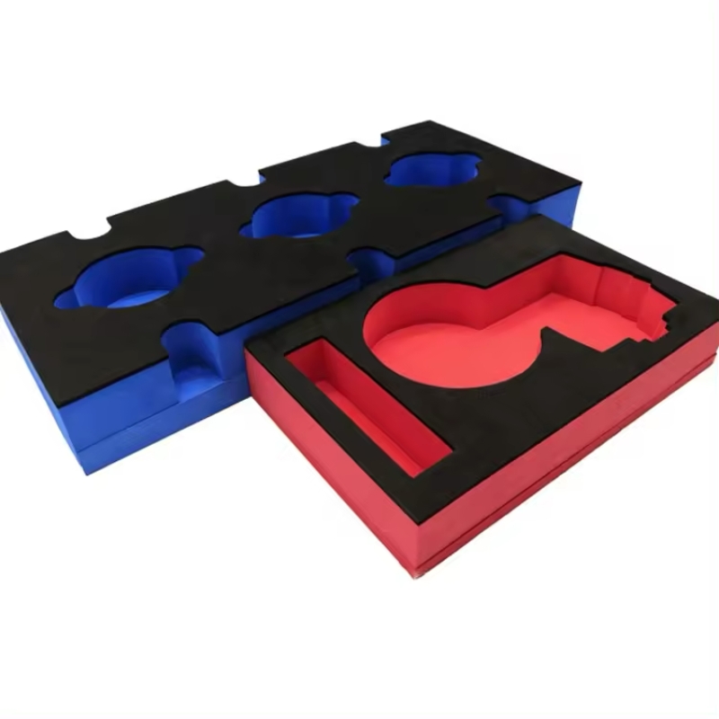 Paidu custom Reusable eco-friendly packaging material eva foam sponge insert case lining for cosmetic perfume bottle