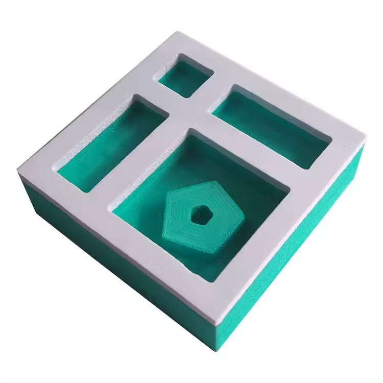 Paidu factory Export Custom die cut EVA EPE Sponge multi-function colorful eva foam lining/insert eva packing material