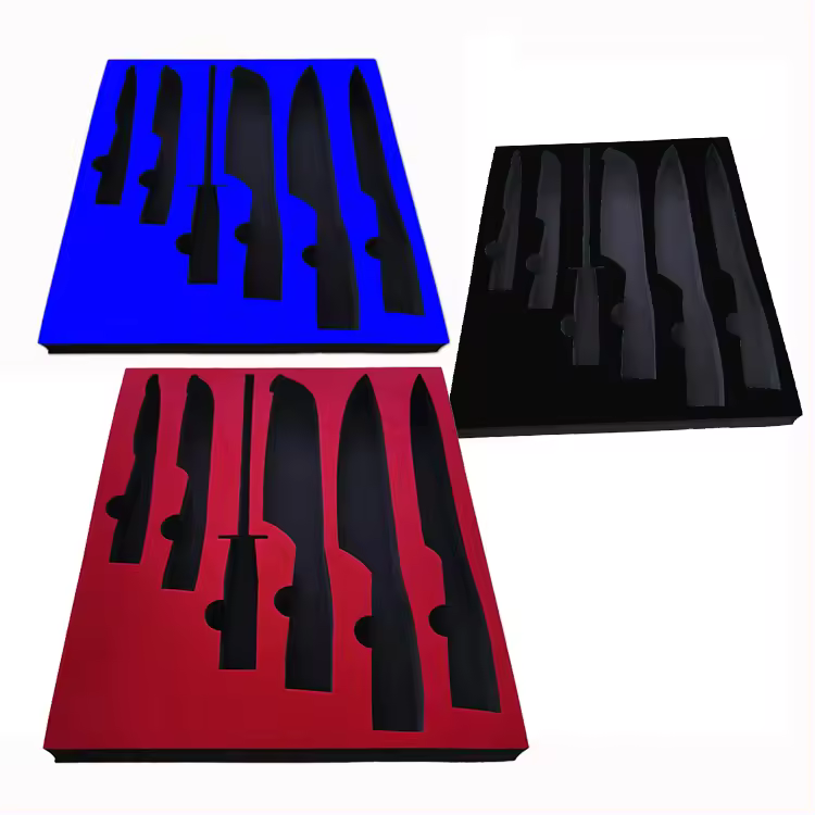 Paidu Factory custom ECO-friendly EVA foam insert jewellery box hardware protective box package with foam material insert tray